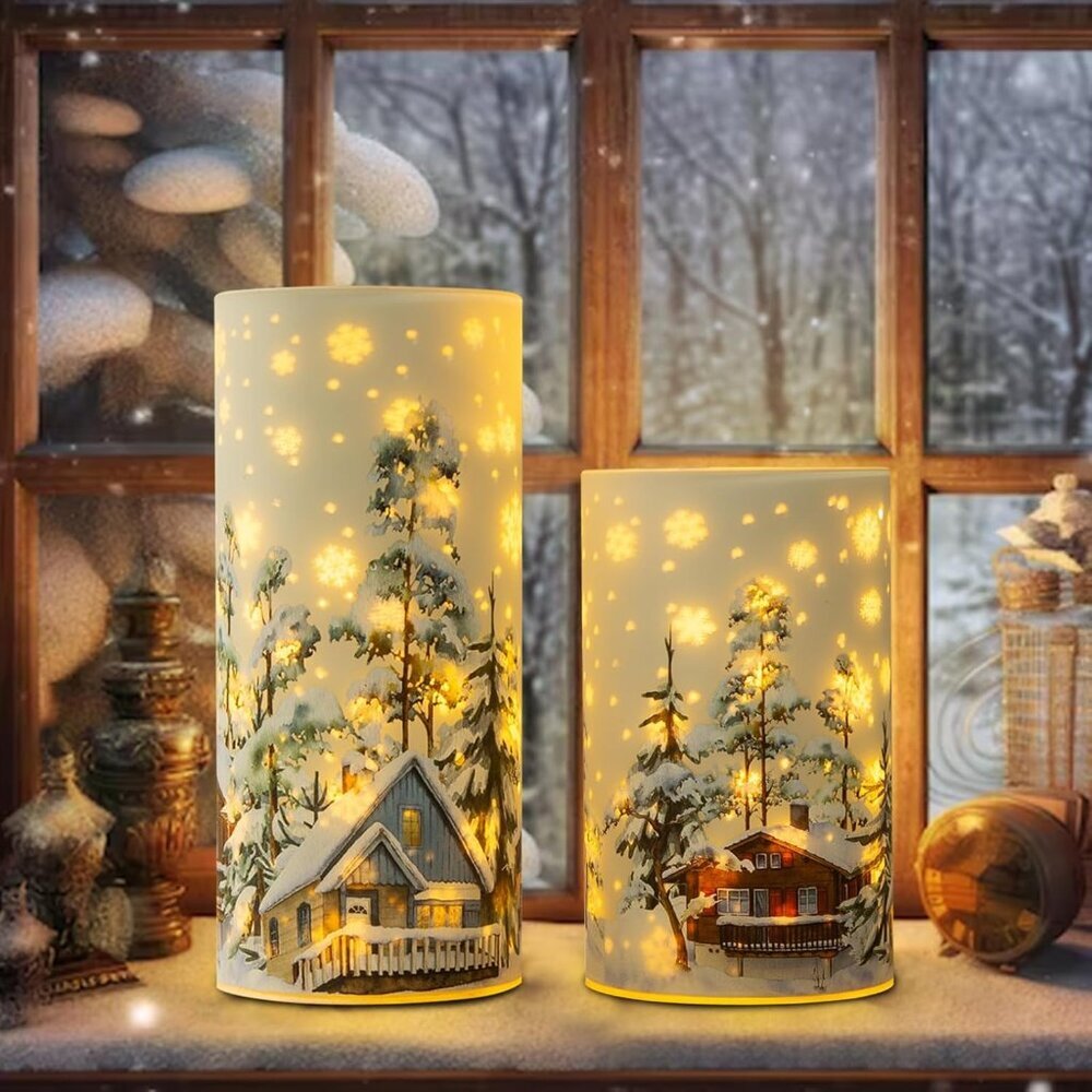 Christmas Decorations Indoor,Mercury Glass Lights with Timer,Battery Powered Fai - Picture 9 of 9